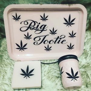 Customize rolling tray set